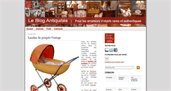 Desktop Screenshot of leblogantiquites.com